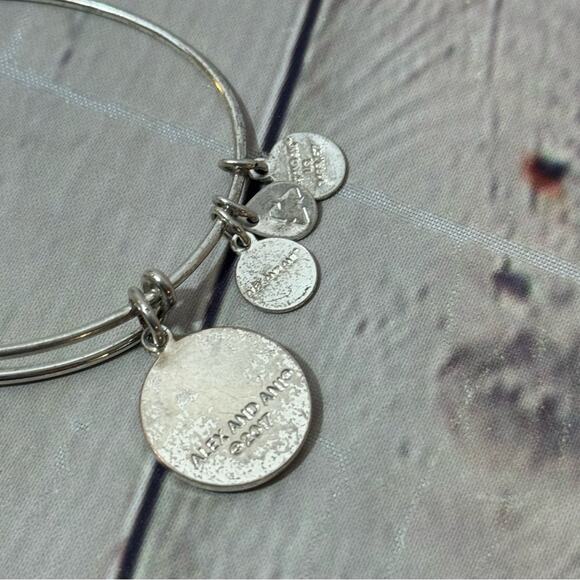 Alex and Ani Love & Luck Charm Bracelet - Picture 3 of 4